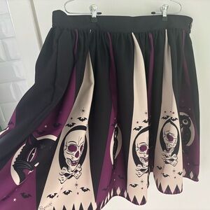 Rare - Denialle von Fitch for The Oblong Box Shop Halloween Swing Skirt Size 3X